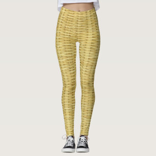 Attractive Bamboo Craft Design Leggings