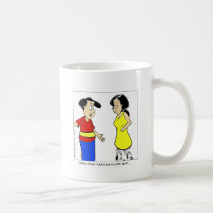 Attractive Calves? Funny Cartoon Tees & Gifts Coffee Mug