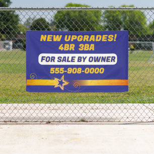 Attractive "For sale by Owner" custom  Banner