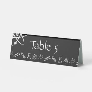 Attractive Forces in Black Table Tent Sign