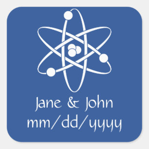 Attractive Forces in Blue Sticker