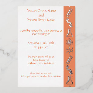Attractive Forces in Coral Foil Invitation