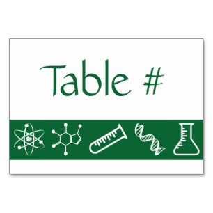 Attractive Forces in Green Table Card