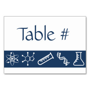 Attractive Forces in Navy Table Card