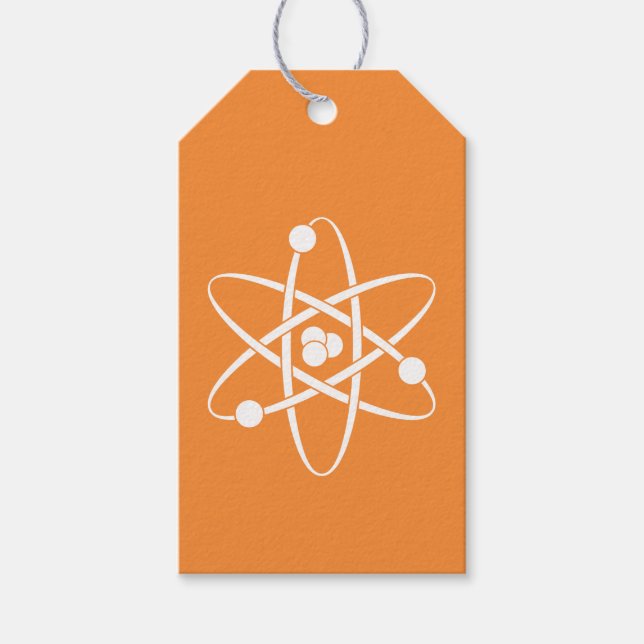 Attractive Forces in Orange Gift Tag (Front)
