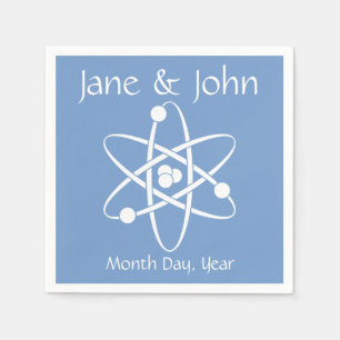 Attractive Forces in Periwinkle Napkins