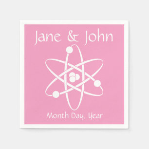Attractive Forces in Petal Pink Napkins