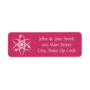 Attractive Forces in Raspberry Address Label Return Address Label