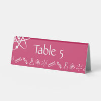 Attractive Forces in Raspberry Table Tent Sign