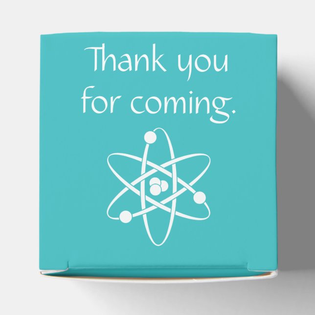 Attractive Forces in Turquoise Favour Box (Top)