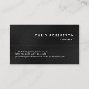 Attractive Grey Modern Business Card