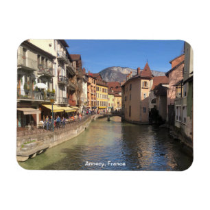 Attractive River View of Annecy, France on a Magnet