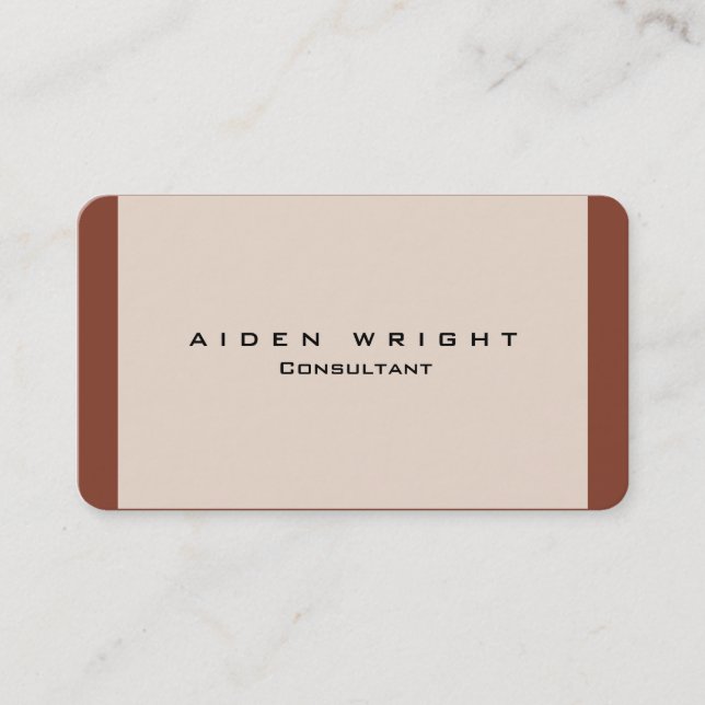 Attractive Stylish Modern Minimalist Business Card (Front)