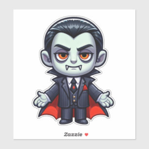 Attractive Vampire Cartoon Character