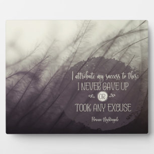 Attribute My Success Plaque