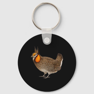 Attwaters Prairie Chicken Bird Wildlife Nature  Key Ring