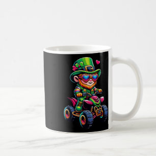 Atv 4 Wheeler Leprechaun Kids Mens Womens St Patri Coffee Mug