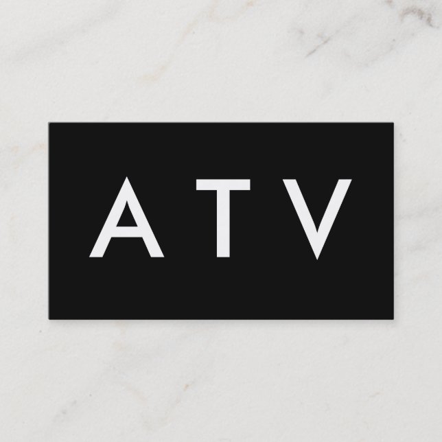 ATV BUSINESS CARD (Front)