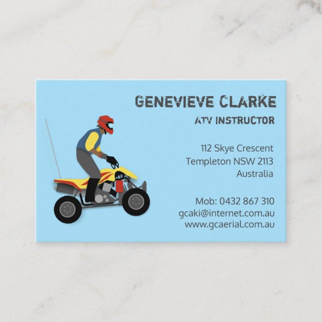 ATV BUSINESS CARD (Front)