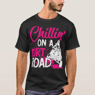 ATV Four Wheeler Chillin' On A Dirt Road Pullover