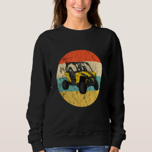 ATV Four Wheeler Quad Bike Retro Vintage Sunset SX Sweatshirt