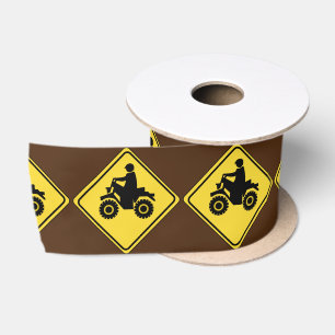ATV Mudding Sign Thunder_Cove Satin Ribbon