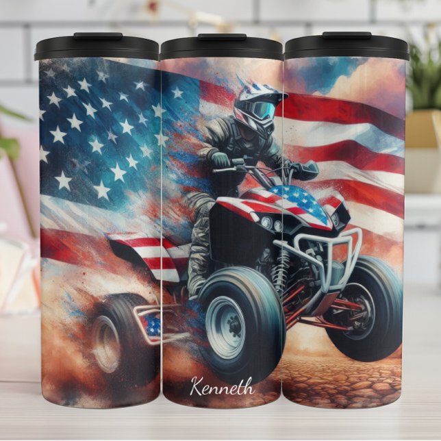ATV Patriot: American Off-Road Victory Thermal Tumbler (Creator Uploaded)
