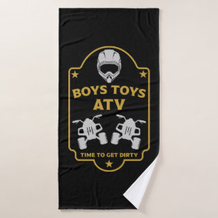 Atv quad adventures  bath towel