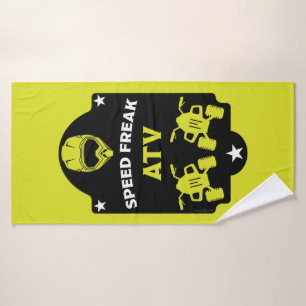 Atv quad adventures   bath towel