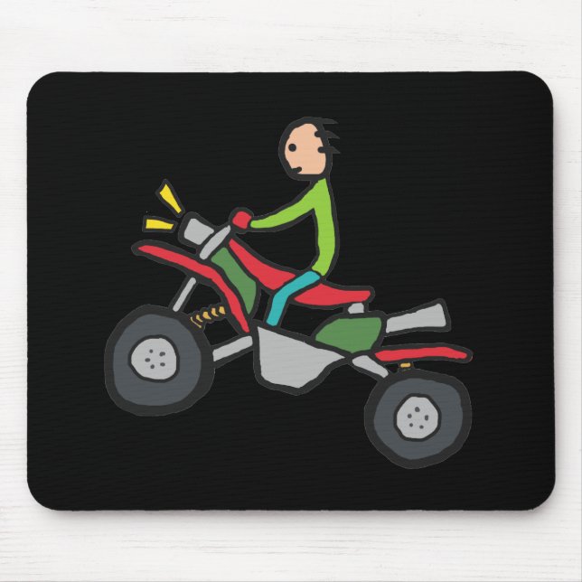 ATV Quad Biking Mouse Pad (Front)
