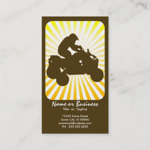 atv : retro rays : business card