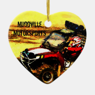 ATV Rider - All Terrain Extreme  Motorsports Ceramic Ornament