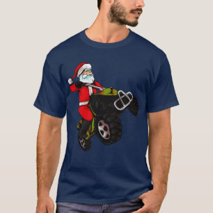 ATV Santa Claus Off Road Christmas T-Shirt