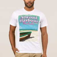 Atwood Harbour Bahamas travel poster