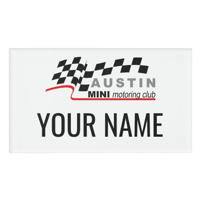 ATXMINImc Nametag Name Tag (Front)