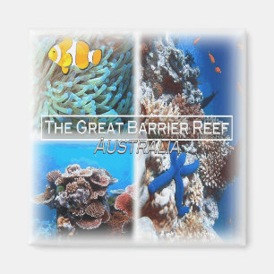 AU0108 Oceania, Australia, The Great Barr, Fridge Magnet