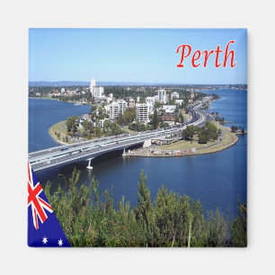 AU - Australia - Perth - Panorama Magnet