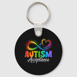 Au Awareness Acceptance Infinity Symbol Advocate Key Ring