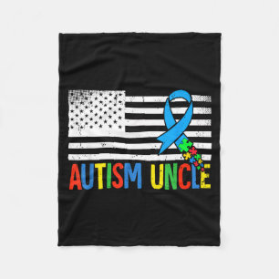 Au Awareness Au Uncle Fleece Blanket