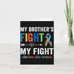 Au Awareness Brother My Brothers Fight Is My Fight Card