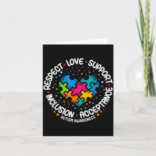 Au Awareness Respect Love Support Blue Au Card