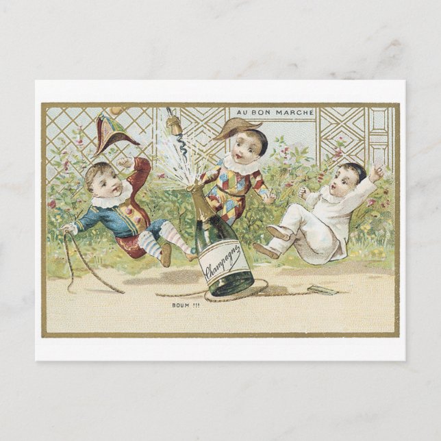 Au Bon Marche Postcard (Front)