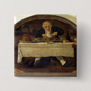 Au Gourmand', shop sign for Corcellet 15 Cm Square Badge