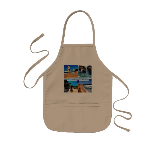AU Great Ocean Road - Highways -  Port Campbell - Kids Apron (Front)