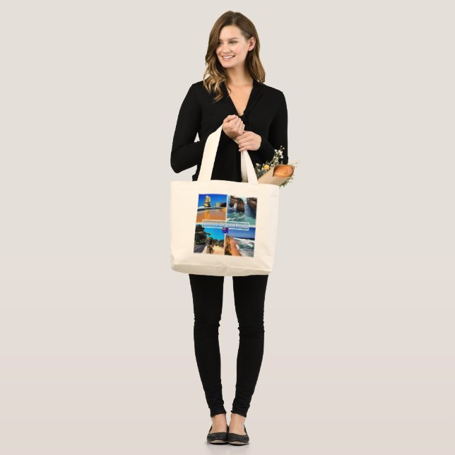 AU Great Ocean Road - Highways -  Port Campbell - Large Tote Bag (Front (Model))