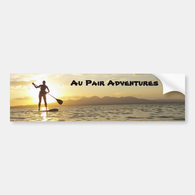 Au Pair Adventures Bumper Sticker, 2012 Bumper Sticker (Front)