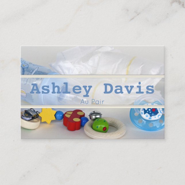 Au Pair business cards (Front)