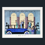 Au Revoir, 1920 Art Deco illustration Poster<br><div class="desc">Art Deco fashion illustration,  Au Revoir,  by French illustrator,  George Barbier</div>