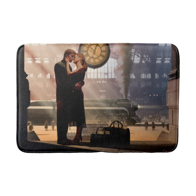 Au Revoir 2 Bath Mat (Front)