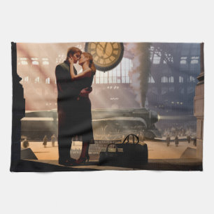 Au Revoir 2 Tea Towel